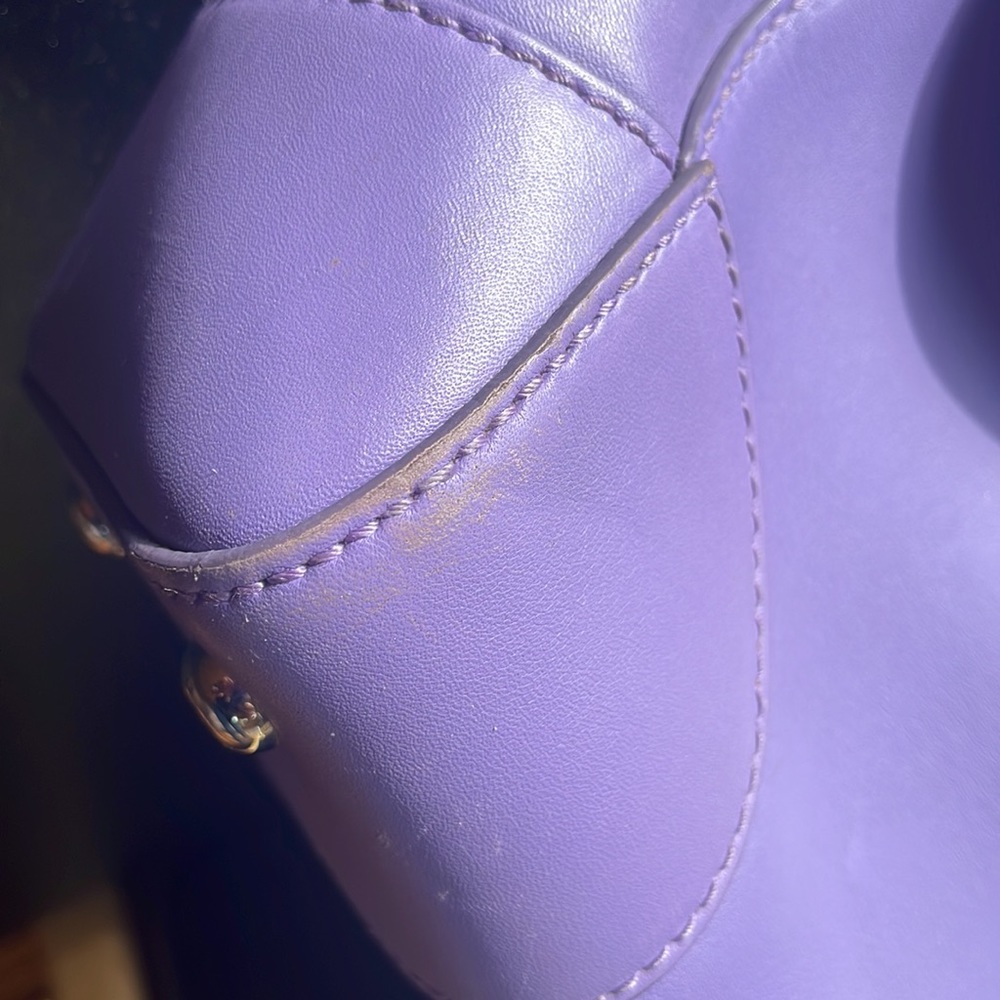 Ralph Lauren LILAC Leather Tiffin bag - Picture 8 of 16